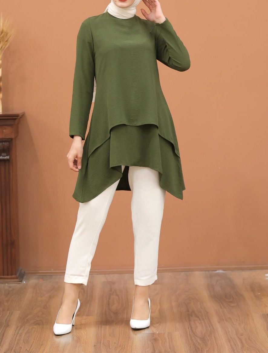 Khaki Hijab Tunic