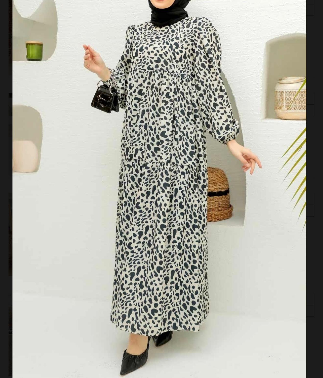 Ecru Hijab Dress
