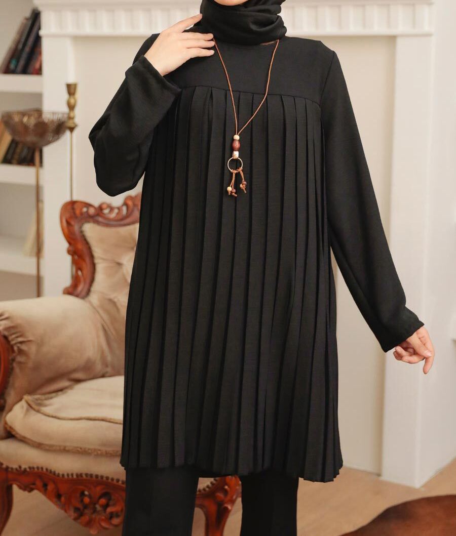Black Hijab Tunic