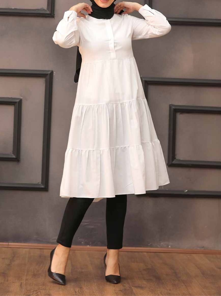 White Hijab Tunic