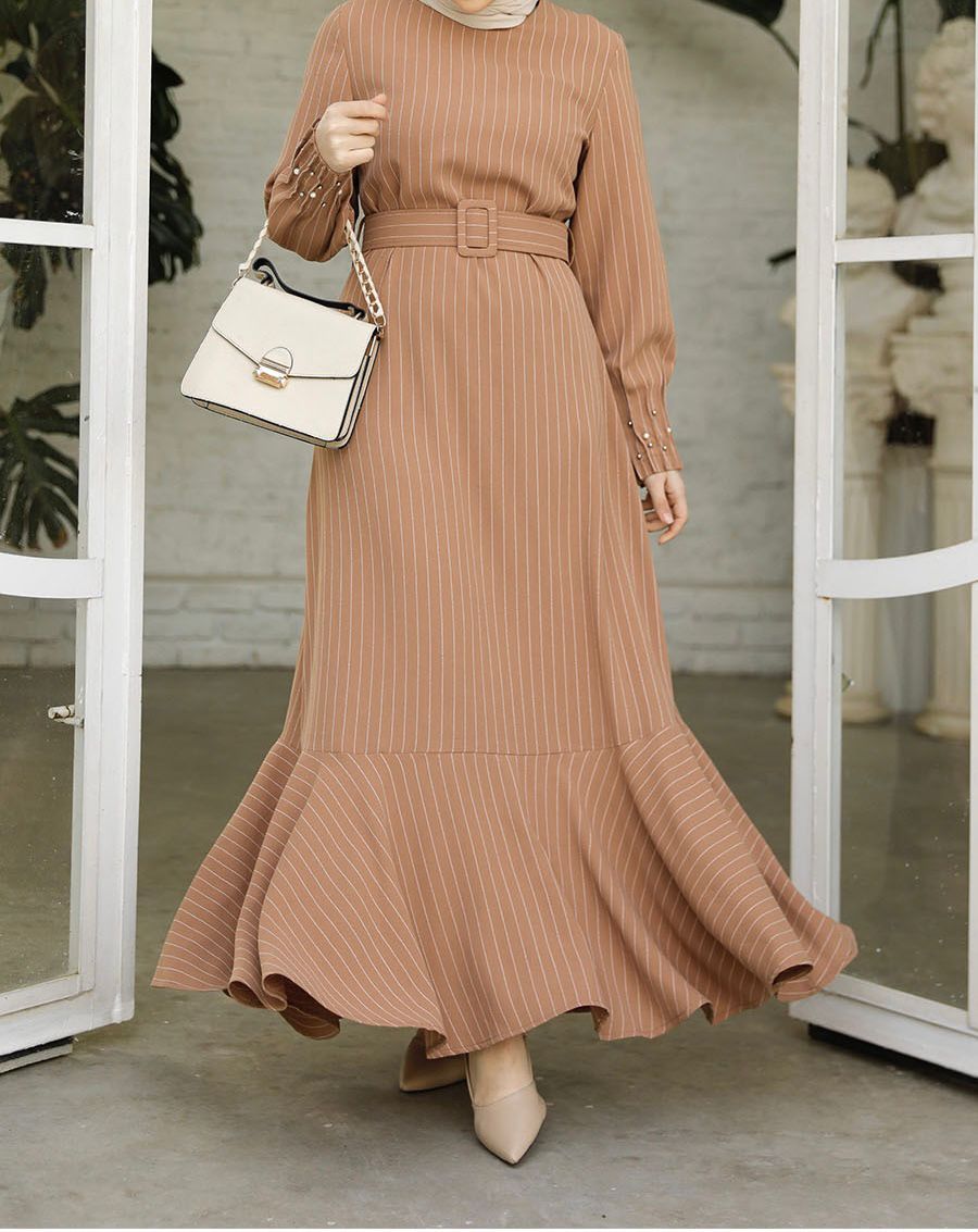 Biscuit Hijab Dress