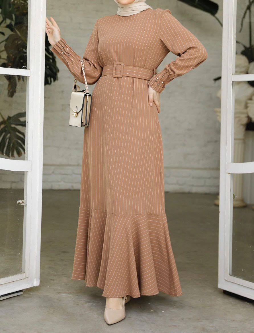 Biscuit Hijab Dress